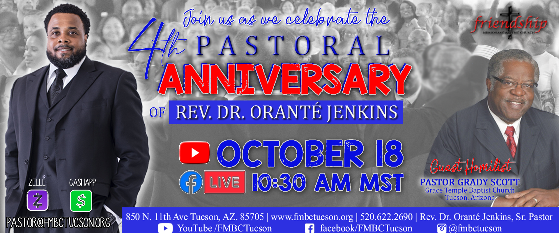Pastor's 4th Anniv_Banner